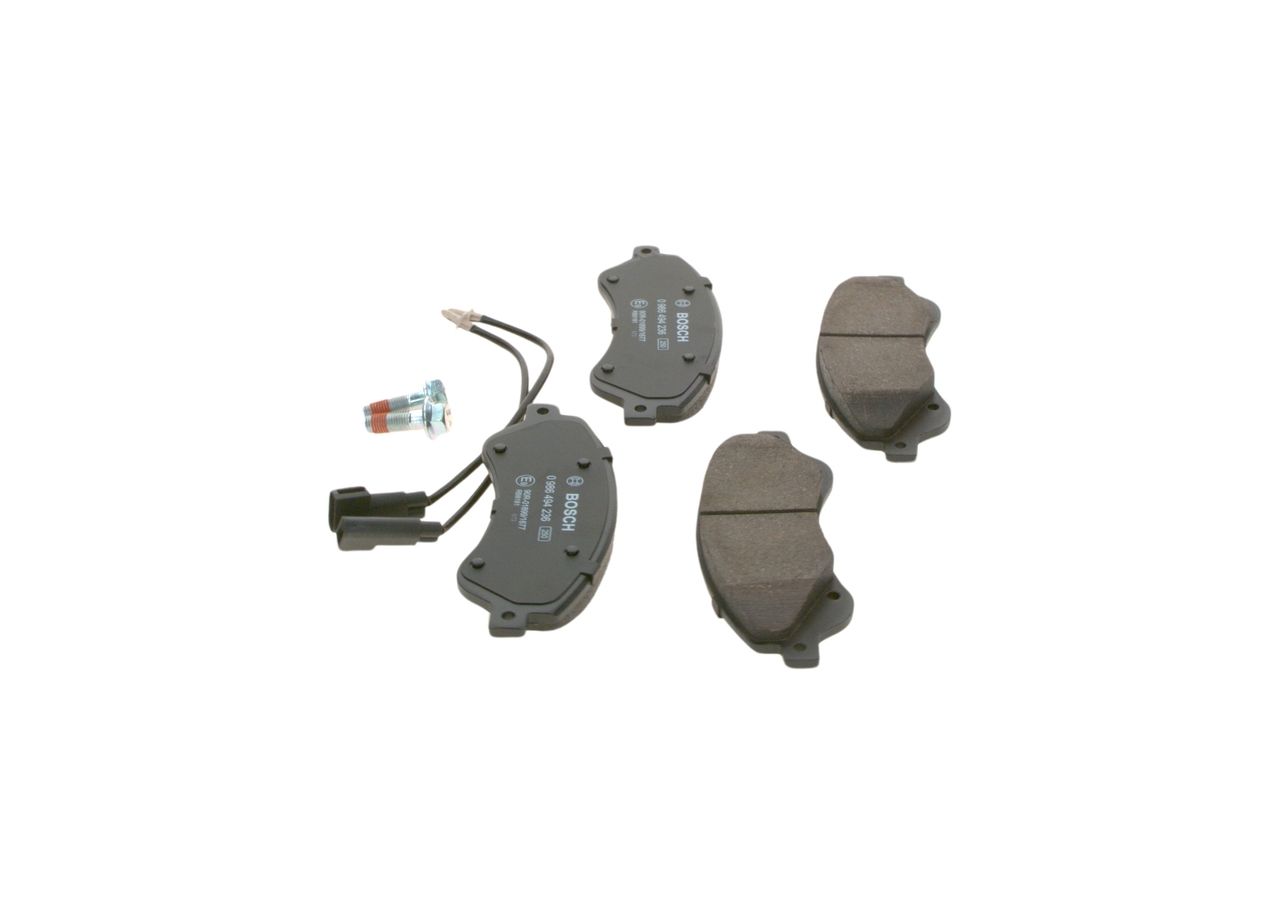 BOSCH 0 986 494 236 - Bremsbelagsatz, Scheibenbremse