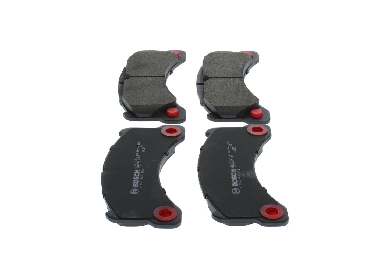 BOSCH 0 986 460 315 - Bremsbelagsatz, Scheibenbremse