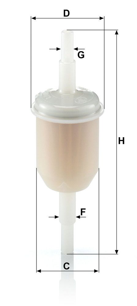 MANN-FILTER WK 31/2 - Kraftstofffilter
