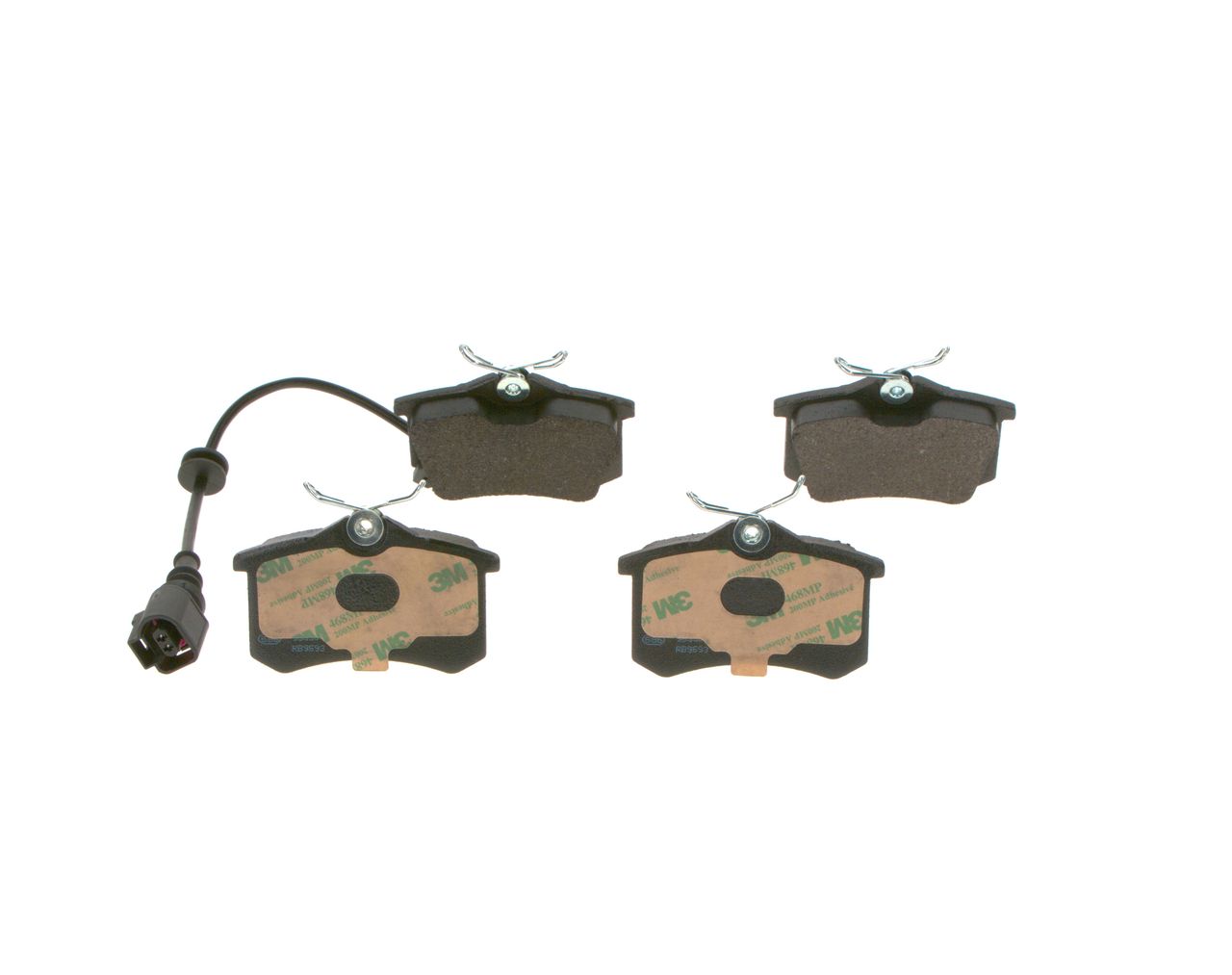BOSCH 0 986 424 813 - Bremsbelagsatz, Scheibenbremse