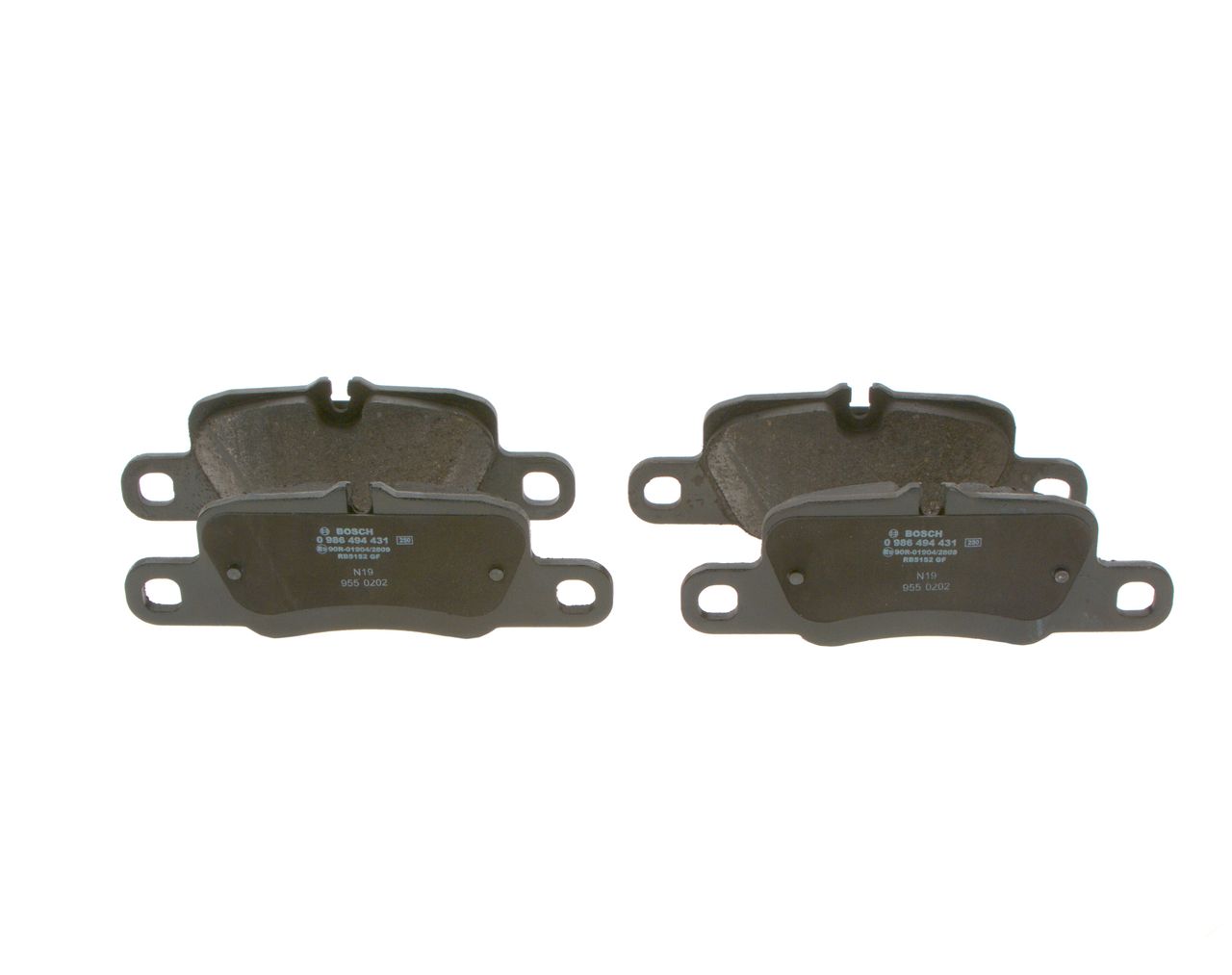 BOSCH 0 986 494 431 - Bremsbelagsatz, Scheibenbremse