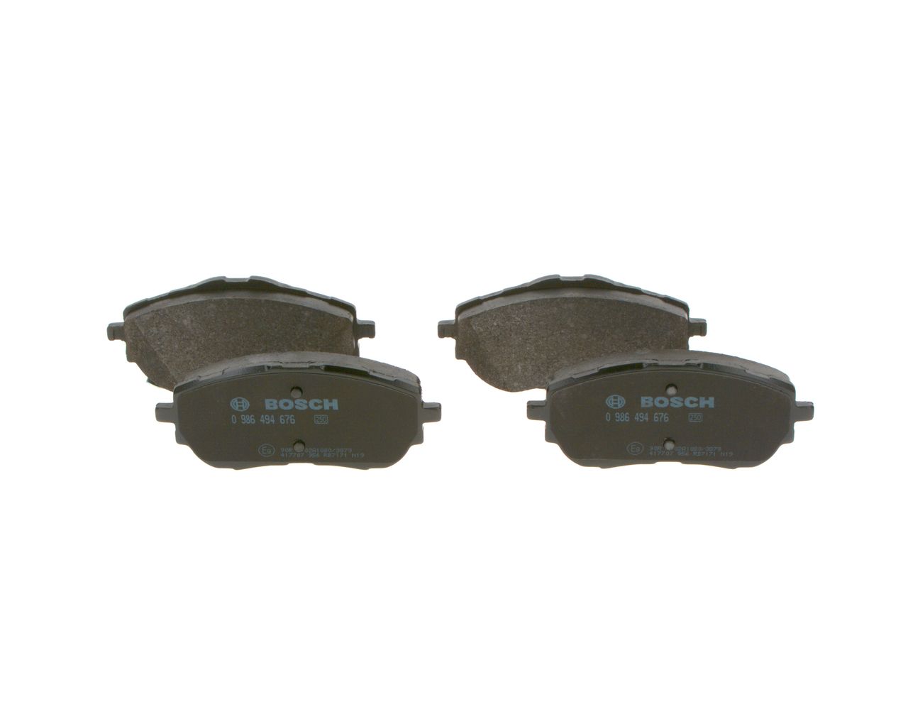 BOSCH 0 986 494 676 - Bremsbelagsatz, Scheibenbremse