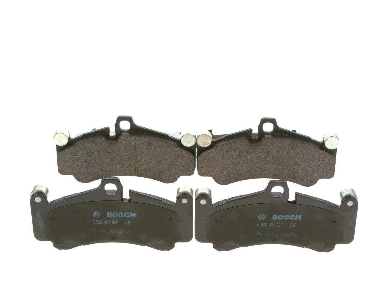 BOSCH 0 986 424 067 - Bremsbelagsatz, Scheibenbremse