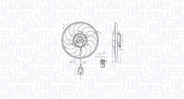 MAGNETI MARELLI 069422860010 - Lüfter, Motorkühlung