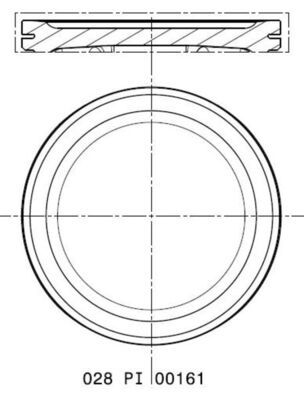 MAHLE 028 PI 00161 000 - Kolben