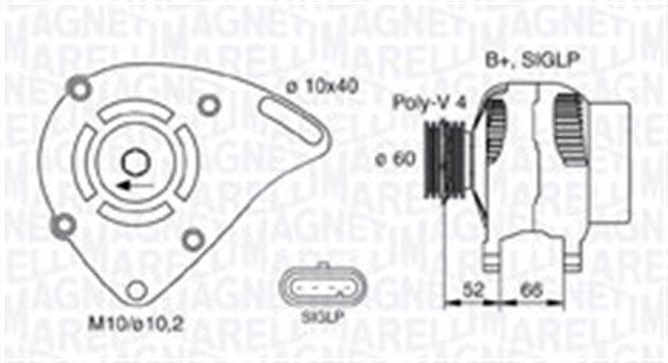 MAGNETI MARELLI 063731253010 - Generator