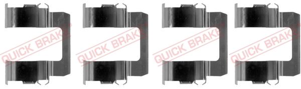 QUICK BRAKE 109-1102 - Zubehörsatz, Scheibenbremsbelag