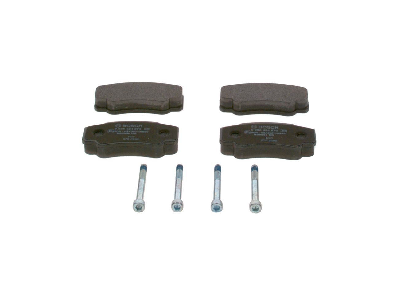 BOSCH 0 986 424 876 - Bremsbelagsatz, Scheibenbremse
