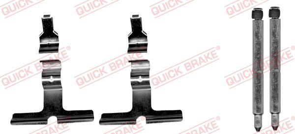 QUICK BRAKE 109-1676 - Zubehörsatz, Scheibenbremsbelag