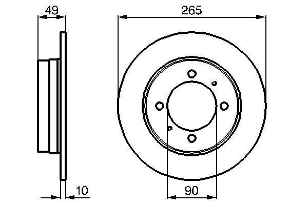 BOSCH 0 986 478 272 - Bremsscheibe