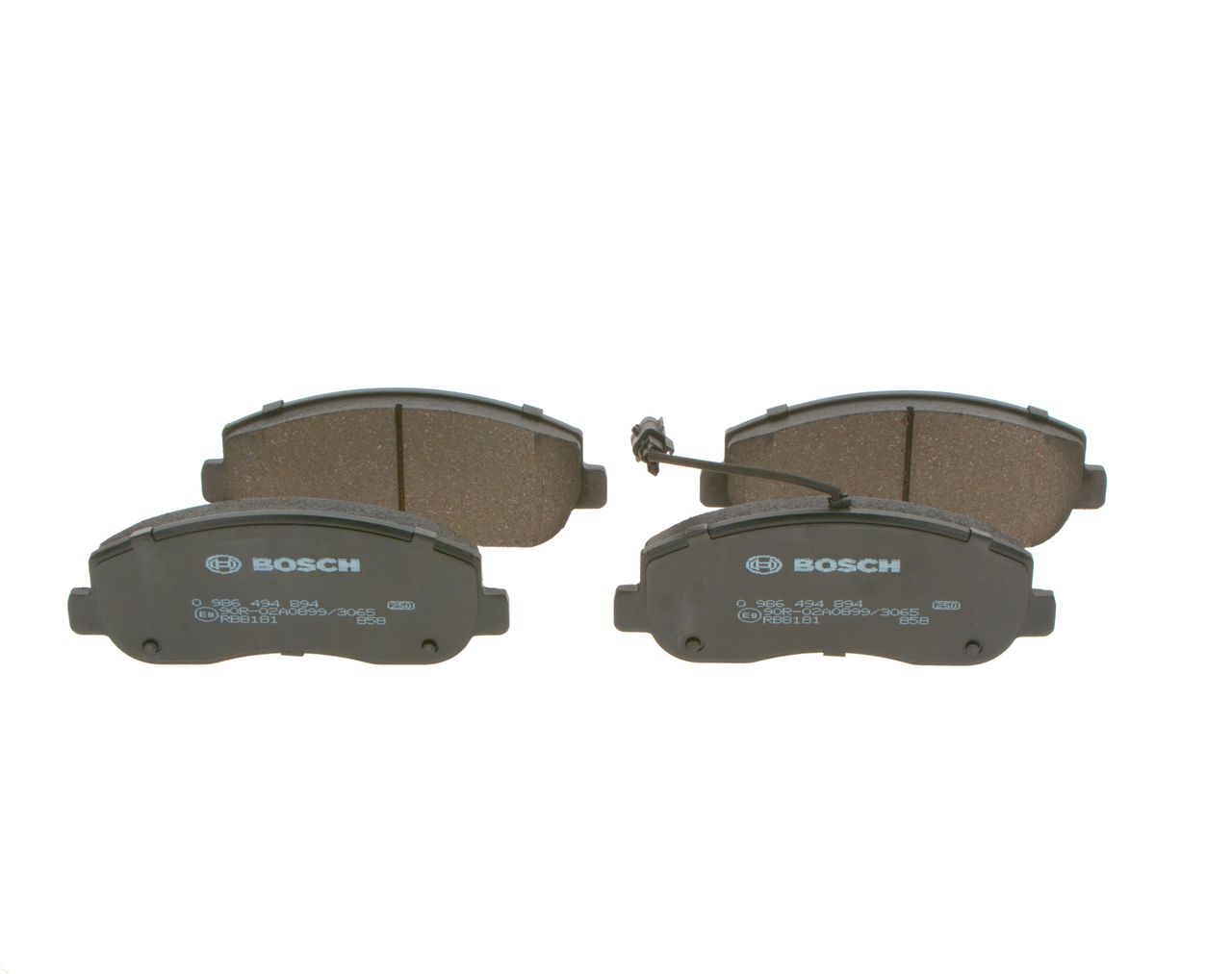 BOSCH 0 986 494 894 - Bremsbelagsatz, Scheibenbremse