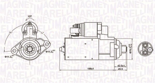 MAGNETI MARELLI 063721286010 - Starter
