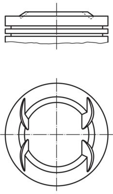 MAHLE 001 12 00 - Kolben