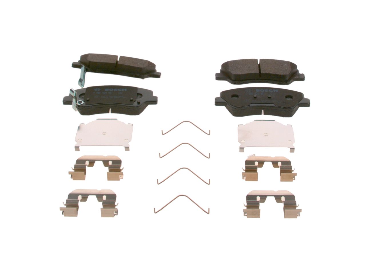 BOSCH 0 986 424 951 - Bremsbelagsatz, Scheibenbremse
