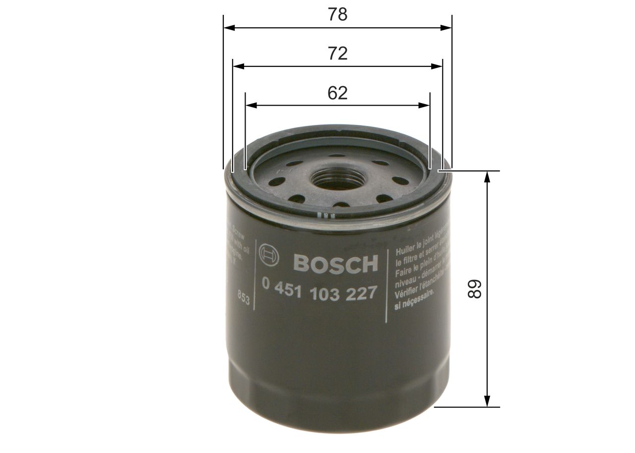 BOSCH 0 451 103 227 - Ölfilter