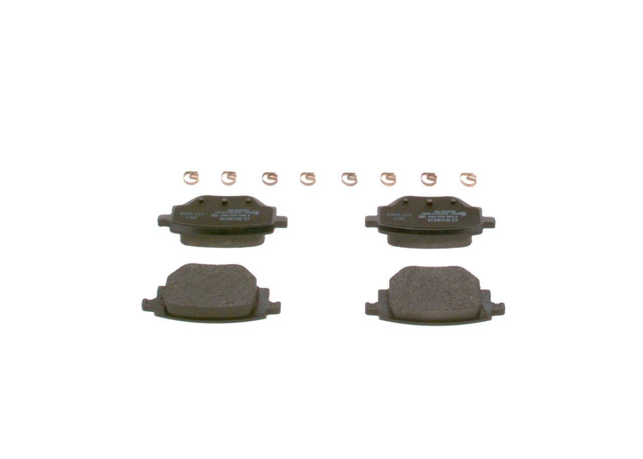 BOSCH 0 986 424 988 - Bremsbelagsatz, Scheibenbremse