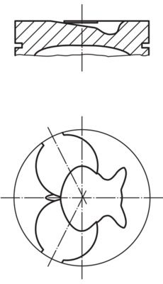 MAHLE 002 23 00 - Kolben