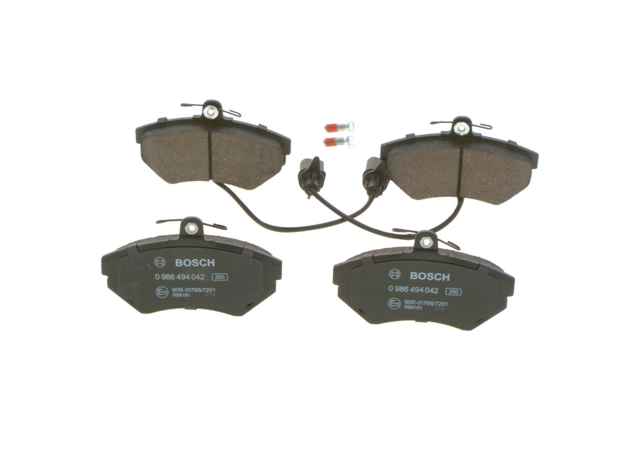 BOSCH 0 986 494 042 - Bremsbelagsatz, Scheibenbremse