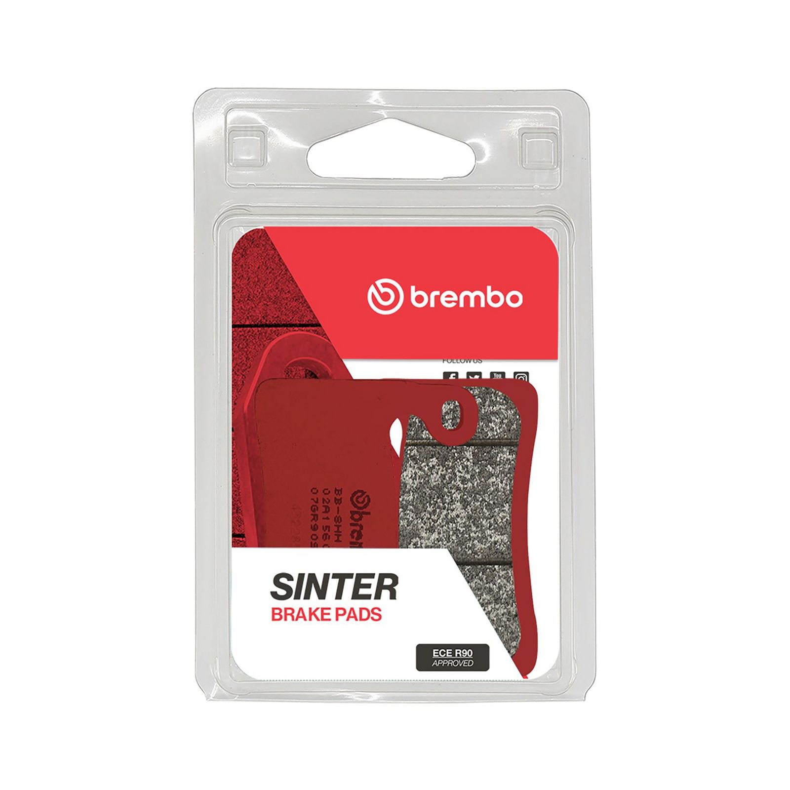 BREMBO 07GR90SA - Bremsbelagsatz, Scheibenbremse