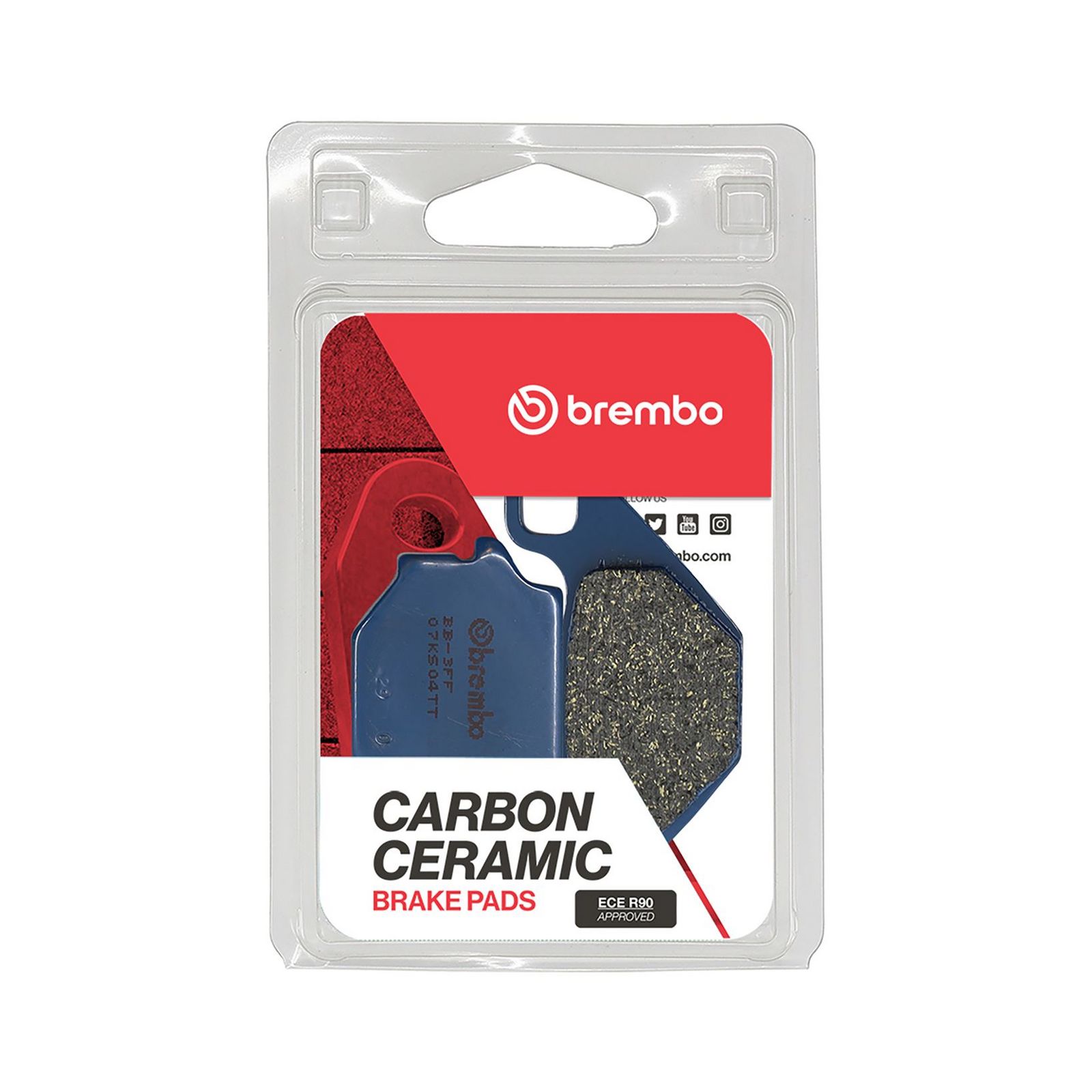BREMBO 07KS04TT - Bremsbelagsatz, Scheibenbremse