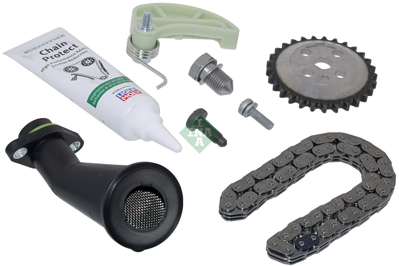 Schaeffler INA 558 0067 10 - Kettensatz, Ölpumpenantrieb
