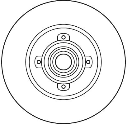 TRW DF6042BS - Bremsscheibe