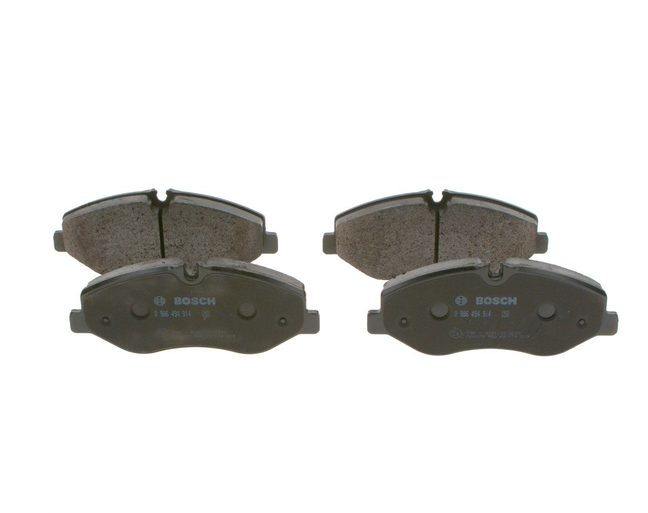 BOSCH 0 986 494 914 - Bremsbelagsatz, Scheibenbremse