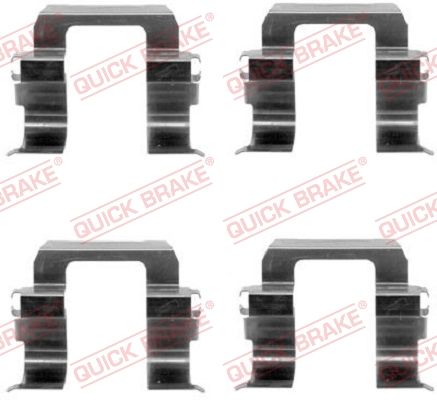 QUICK BRAKE 109-1252 - Zubehörsatz, Scheibenbremsbelag