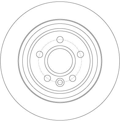 TRW DF6187 - Bremsscheibe