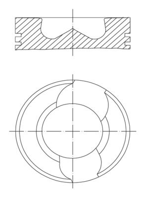 MAHLE 030 98 00 - Kolben