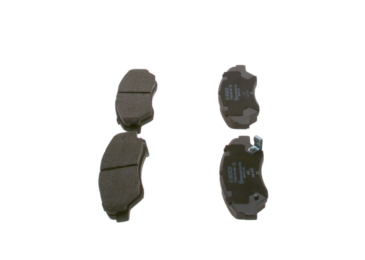 BOSCH 0 986 424 696 - Bremsbelagsatz, Scheibenbremse
