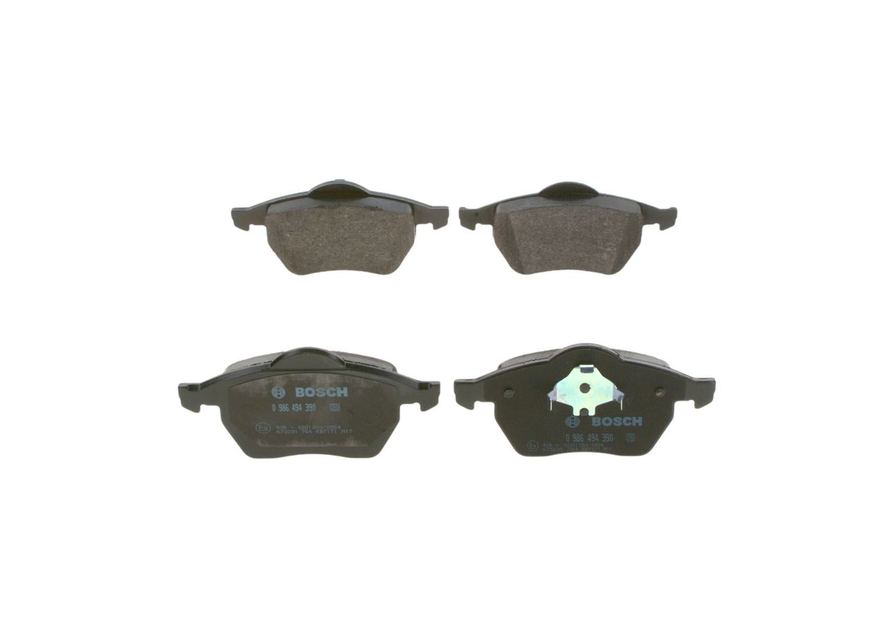 BOSCH 0 986 494 390 - Bremsbelagsatz, Scheibenbremse