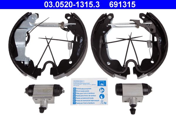 ATE 03.0520-1315.3 - Bremsbackensatz