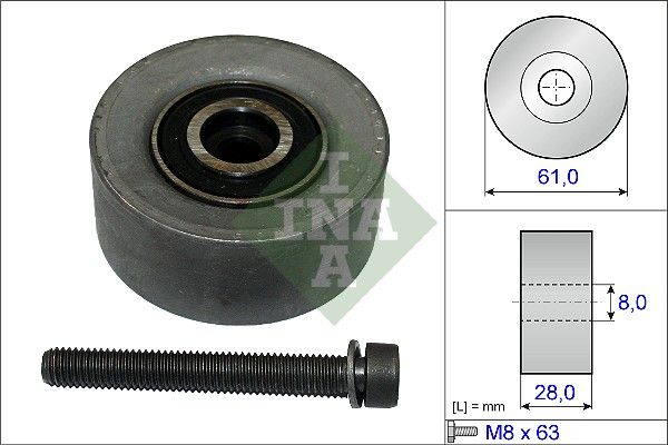 Schaeffler INA 532 0472 10 - Umlenk-/Führungsrolle, Zahnriemen