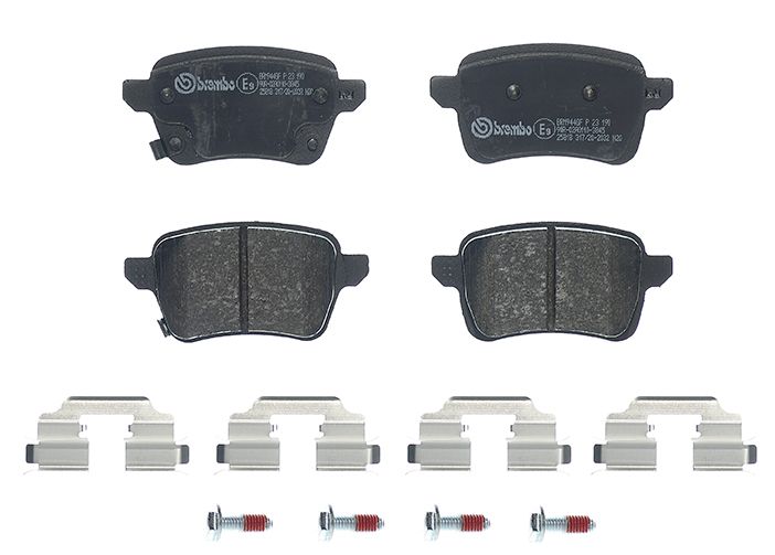 BREMBO P 23 190 - Bremsbelagsatz, Scheibenbremse