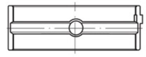 MAHLE 099 HL 20065 000 - Kurbelwellenlagerschale