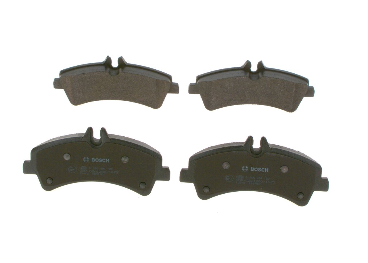 BOSCH 0 986 494 122 - Bremsbelagsatz, Scheibenbremse