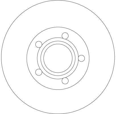 TRW DF4239 - Bremsscheibe