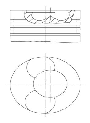 MAHLE 028 PI 00112 000 - Kolben