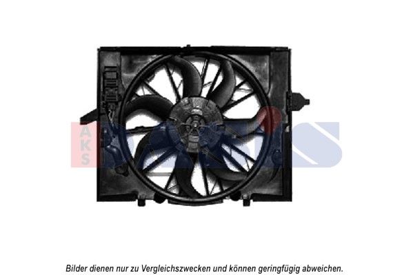 AKS DASIS 058025N - Lüfter, Motorkühlung