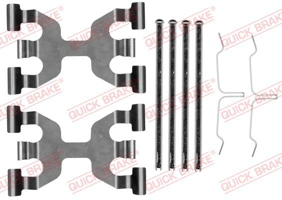 QUICK BRAKE 109-0189 - Zubehörsatz, Scheibenbremsbelag