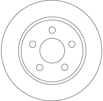 TRW DF4372 - Bremsscheibe