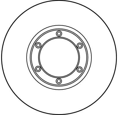 TRW DF3049 - Bremsscheibe