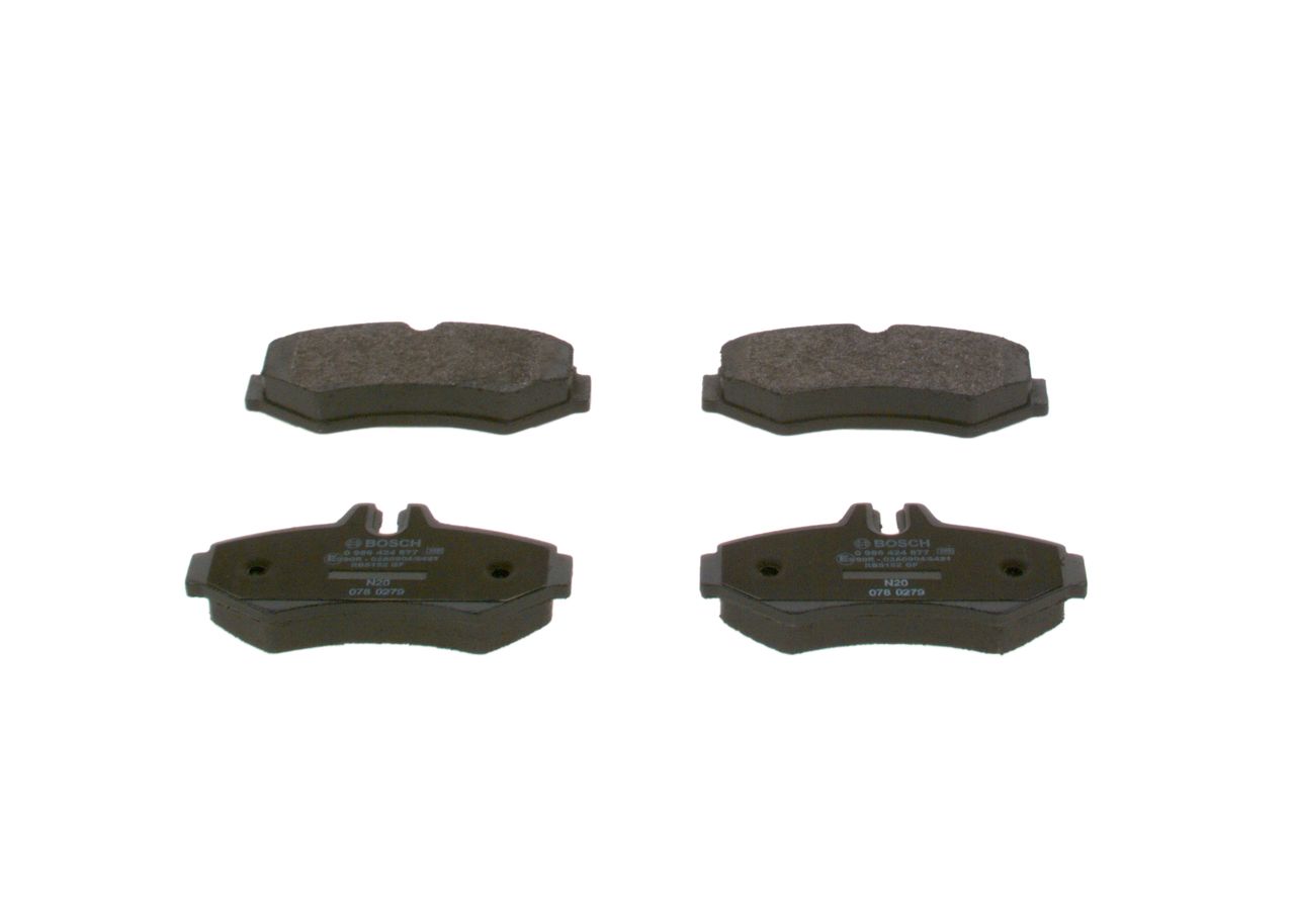 BOSCH 0 986 424 877 - Bremsbelagsatz, Scheibenbremse