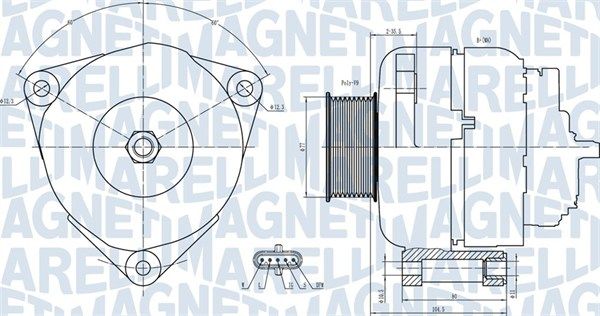 MAGNETI MARELLI 063731739010 - Generator