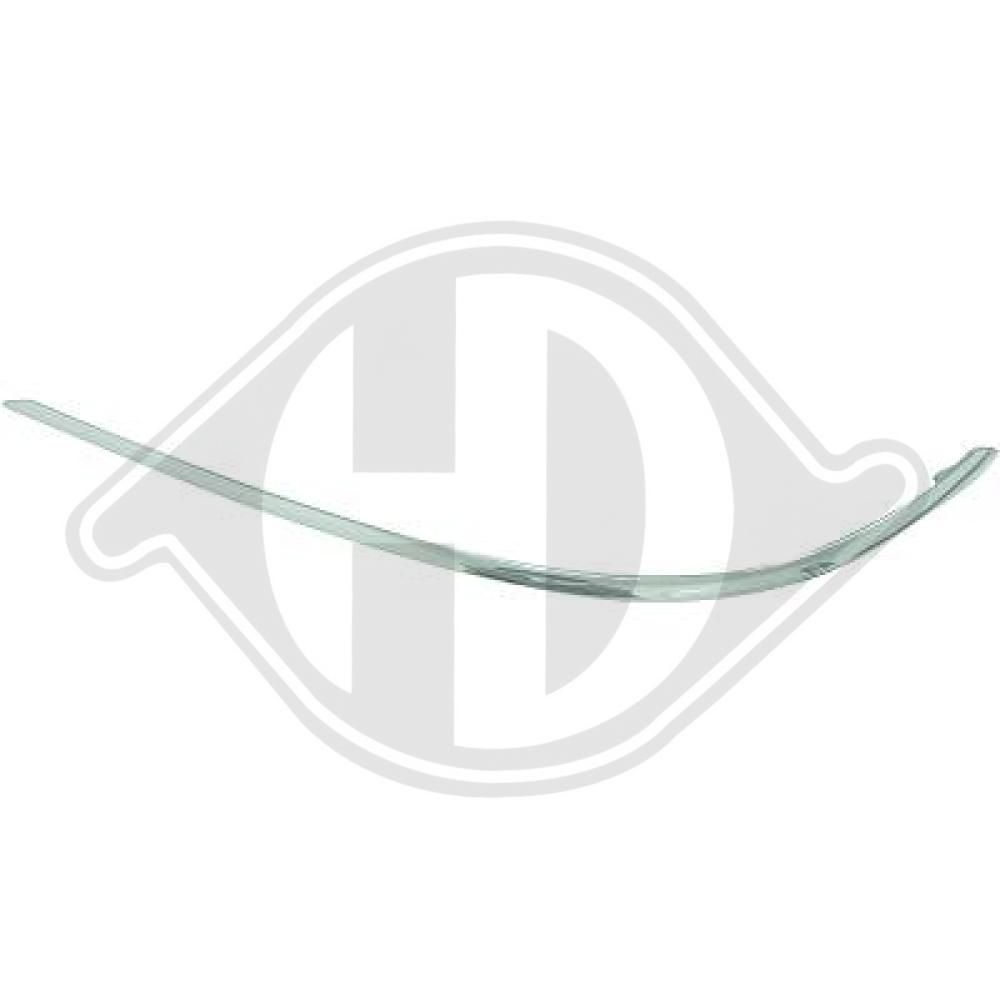 DIEDERICHS 1672163 - Zier-/Schutzleiste, Stoßfänger