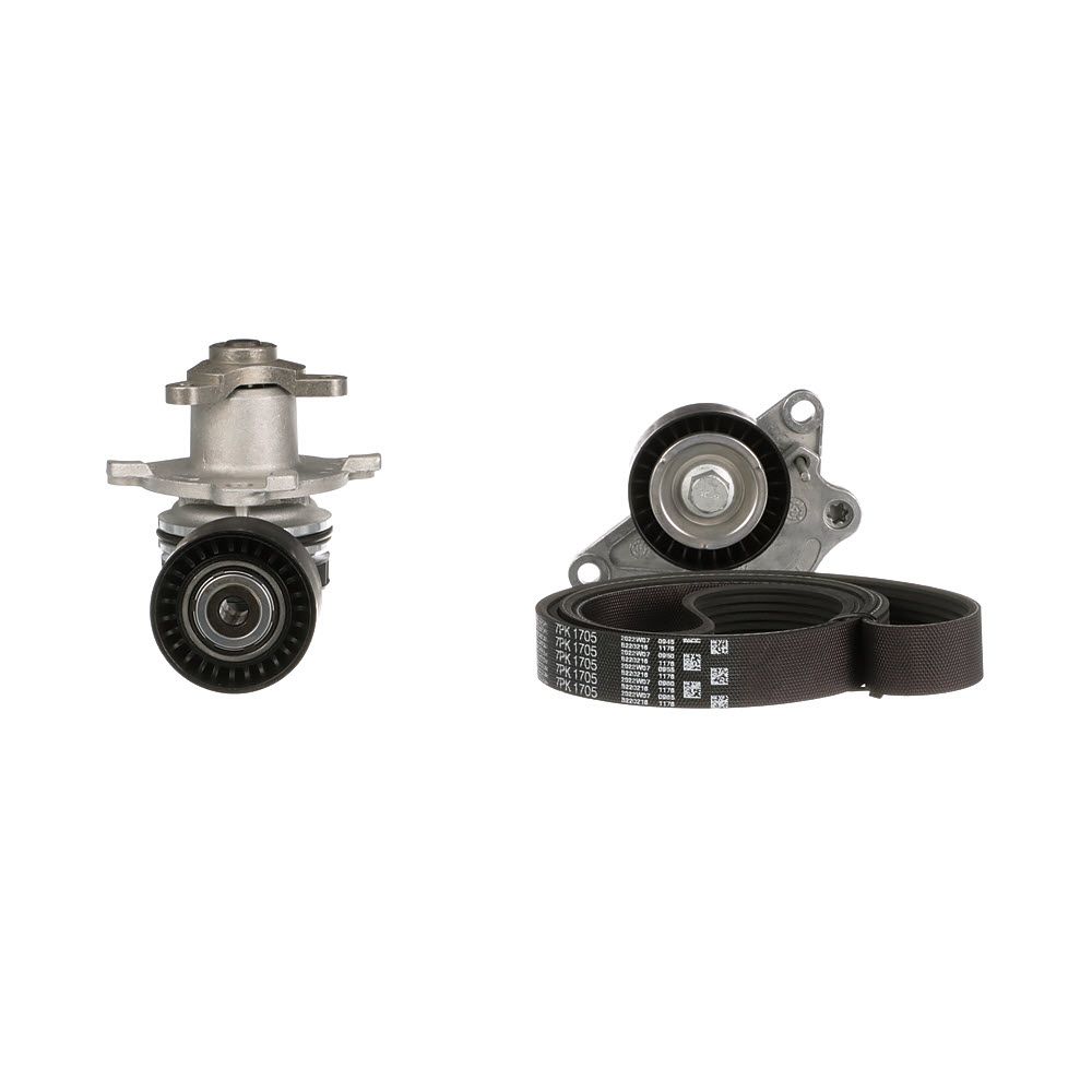 GATES KP17PK1705 - Wasserpumpe + Keilrippenriemensatz