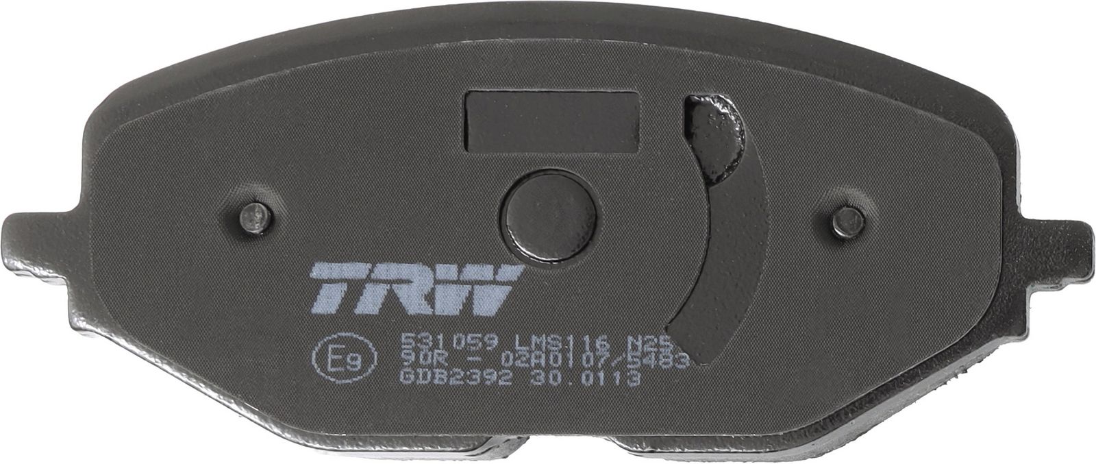 TRW GDB2392 - Bremsbelagsatz, Scheibenbremse