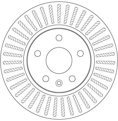 TRW DF7475 - Bremsscheibe