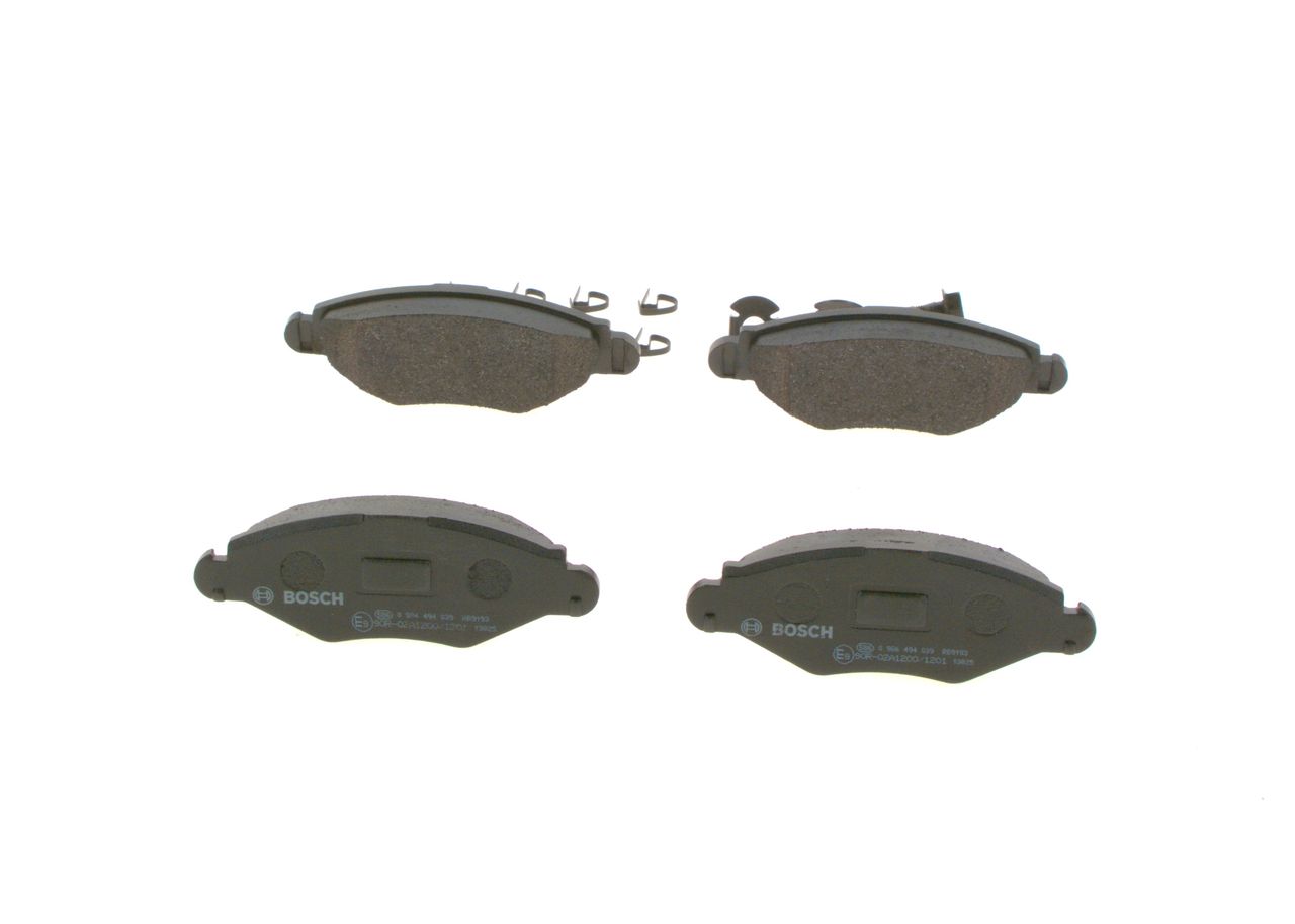 BOSCH 0 986 494 039 - Bremsbelagsatz, Scheibenbremse